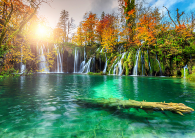 Visit the spectacular Plitvice lakes National Park on our Escorted Motorhome Tour