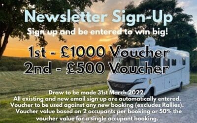 Newsletter Sign-up and Win a £1000 Voucher!