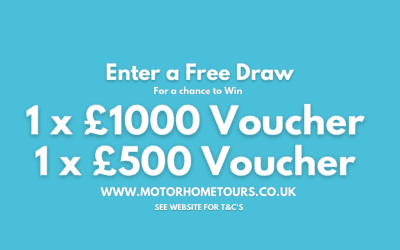 Enter a Free Draw for a chance to Win a £1000 Voucher and a £500 Voucher.