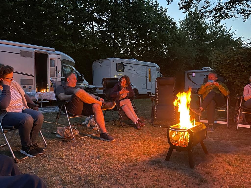norway motorhome tour by the fire